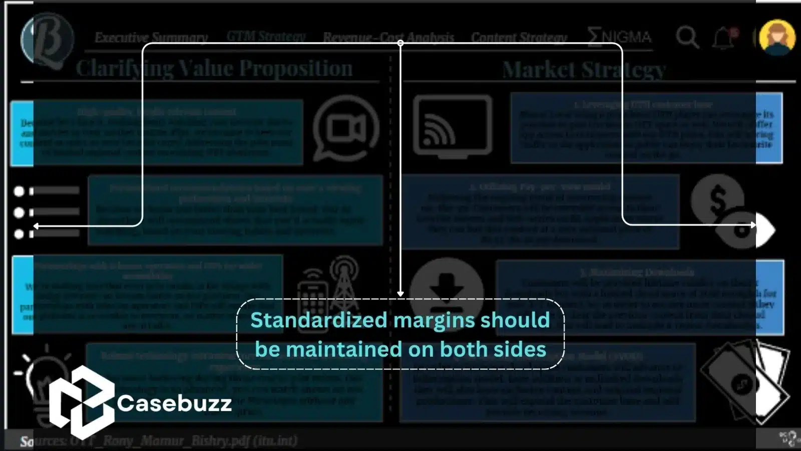 case competition Ppt, Standard alignment, casebuzz, case competition ppts